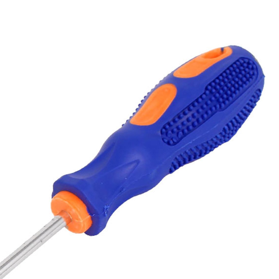 Plastic Handle Flat Head Slotted Screwdriver Flat Blade